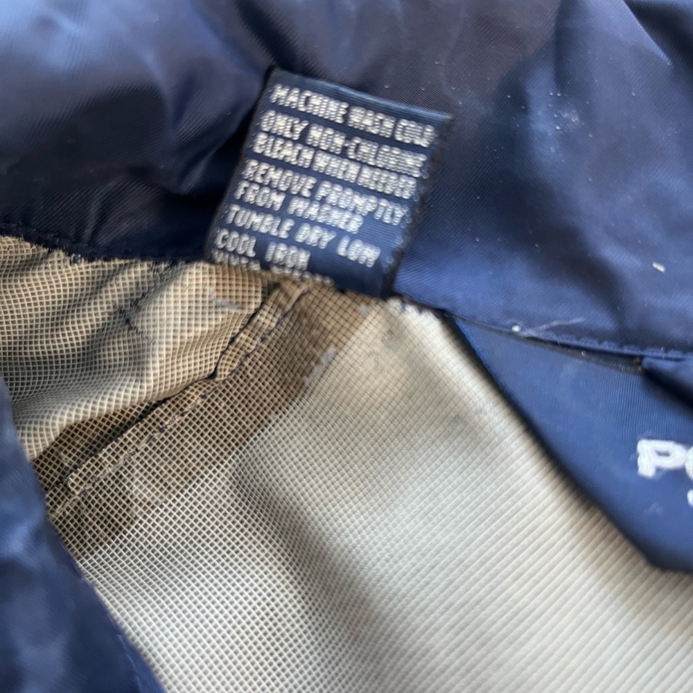 Vtg 90's Polo Golf Ralph Lauren Shell Windbreaker Jacket Men Spellout Logo L - Picture 6 of 9